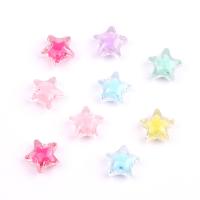 Bead in Bead Acrylic Beads, Star, epoxy gel, DIY, more colors for choice, 19mm, 285PCs/Bag, Sold By Bag