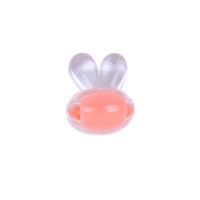 Bead in Bead Acrylic Beads Rabbit epoxy gel DIY 16mm Sold By Bag