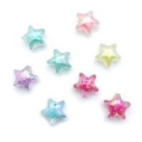 Bead in Bead Acrylic Beads, Star, plated, DIY, more colors for choice, 20x20mm, Sold By Bag