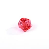 Transparent Acrylic Beads Rose DIY 12mm Sold By Bag