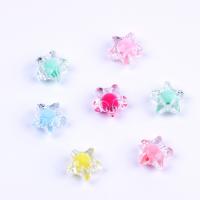 Bead in Bead Acrylic Beads, Star, DIY, more colors for choice, 12mm, 1280PCs/Bag, Sold By Bag