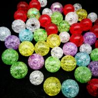 Acrylic Jewelry Beads, Round, injection moulding, DIY, mixed colors, 10-30mm, Sold By PC
