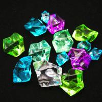 Acrylic Decoration injection moulding random style mixed colors 2-5cm Sold By PC