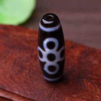 Natürliche Tibetan Achat Dzi Perlen, poliert, DIY, 13x37mm, verkauft von PC