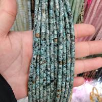 Gemstone Jewelry Beads, Natural Stone, Column, polished, DIY, more colors for choice, 4x4mm, Sold Per Approx 15 Inch Strand