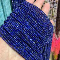 Perles Lapis Lazuli, Rond, poli, DIY & normes différentes pour le choix & facettes, couleur de lapis-lazuli, Vendu par Environ 15 pouce brin