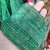 Perles aventurine, aventurine vert, Rond, poli, DIY & normes différentes pour le choix & facettes, vert, Vendu par Environ 15 pouce brin