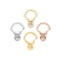 Zinc Alloy Key Clasp Setting Shell plated Unisex nickel lead & cadmium free Approx Sold By Bag