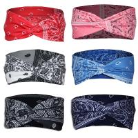 Headband, Milk Silk, printing, for woman, more colors for choice, 230x90mm, Sold By PC