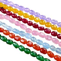 Chalzedon Perle, Unregelmäßige, gemischte Farben, 8x11mm, Länge:14.96 ZollInch, 5StrangStrang/Tasche, verkauft von Tasche