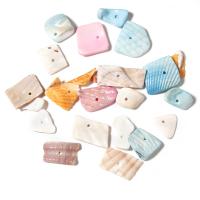 Perles de coquille colore naturelle, DIY, couleurs mélangées, 10-17mm, Vendu par sac