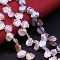 Perle perline Keishi coltivate d'acqua dolce, perla d'acquadolce coltivata naturalmente, Petali, DIY, nessuno, 16-18mm, Venduto per Appross. 15 pollice filo