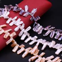 Biwa ferskvandskulturperle Beads, Ferskvandsperle, du kan DIY, flere farver til valg, 8x20mm, Solgt Per Ca. 15 inch Strand