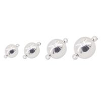 Stainless Steel Magnetic Clasp, Round, different size for choice, original color, Sold By PC