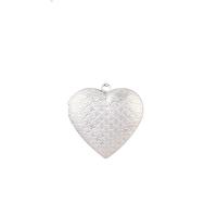 Stainless Steel Locket Pendant, Heart, polished, Unisex & different size for choice, original color, Sold By PC