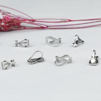 Stainless Steel Clip On Earring Finding, Unisex, original color, 11.50x8x2.50mm, Sold By PC