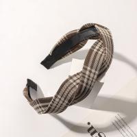 Hair Bands, Cloth, with Plastic, fashion jewelry, more colors for choice, 160x140x35mm, Sold By PC