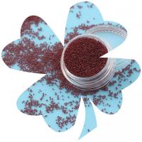 Gennemsigtige glas Seed Beads, du kan DIY & ingen hul, flere farver til valg, 0.6-0.8mm, 450G/Bag, Solgt af Bag