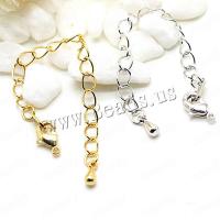 Brass Extender Chain plated Sold By Lot