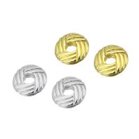 Perles intercalaires en alliage de zinc, Plaqué d'or, plus de couleurs à choisir, 8x8x2mm, Vendu par PC