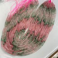 Strawberry Quartz Perle, DIY & facettierte, gemischte Farben, verkauft per 38 cm Strang