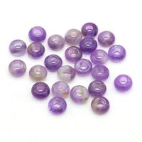 Natural Amethyst Beads Abacus DIY purple Sold By Bag