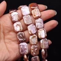 Keshi Cultured Freshwater Pearl Beads, irregular, DIY, purple, 14x17mm, Sold Per Approx 15 Inch Strand