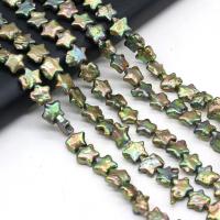 Cultured Reborn Freshwater Pearl Beads, Star, DIY, light green, 11-12mm, Sold Per Approx 14.17 Inch Strand
