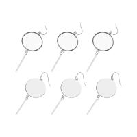 Stainless Steel Earring Drop Component, different size for choice, original color, Sold By PC