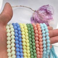 Night-Light Stone Beads, Round, DIY, mixed colors, 4-12mm, Length:14.96 Inch, Sold By PC