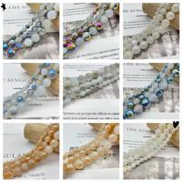 Natural Crackle Agate Beads Flat Flower Agate Round colorful plated DIY 6-10mm Length 14.96 Inch Sold By PC