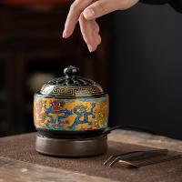 Porcelain Incense Burner handmade for home and office & time setting thermostat & durable  Sold By PC