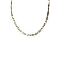 Zinc Alloy Chain Necklace plated Unisex & figaro chain nickel lead & cadmium free 4mm Sold By PC