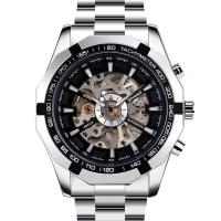 Reloj de Pulsera para Hombre, aleación de zinc, con Cuero & acero inoxidable, más colores para la opción, libre de níquel, plomo & cadmio, 45x15mm, Vendido por UD