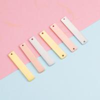 Stainless Steel Connector 304 Stainless Steel Rectangle plated fashion jewelry & polished & DIY & for woman Sold By PC