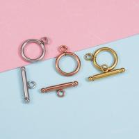 Stainless Steel Toggle Clasp 304 Stainless Steel plated fashion jewelry & polished & DIY 13mm Sold By Set
