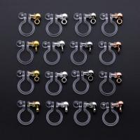 Resin Earring Clip Component with Stainless Steel plated Sold By PC