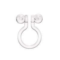 Resin Earring Clip Component injection moulding Unisex clear Approx Sold By Bag