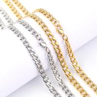 Stainless Steel Necklace Chain plated & curb chain Sold By PC