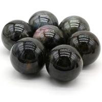 Labradorit Ball Sphere, Runde, forskellige stilarter for valg, nikkel, bly & cadmium fri, 40-45mm, Solgt af PC