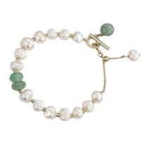Plastic Bracelet Plastic Pearl fashion jewelry & for woman Length Approx 9 Inch Sold By PC