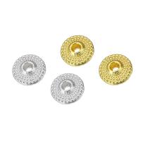 Perles intercalaires en alliage de zinc, Plaqué d'or, plus de couleurs à choisir, 8x8x3mm, Vendu par PC