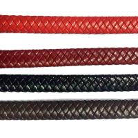 Leather Cord, more colors for choice, 12x6mm, Sold By Yard