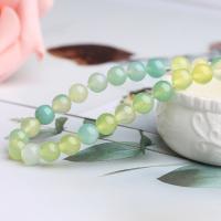 Achat Perle, rund, DIY & verschiedene Größen vorhanden, gemischte Farben, verkauft per ca. 15 ZollInch Strang