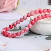 Chalzedon Perle, rund, DIY & verschiedene Größen vorhanden, gemischte Farben, verkauft per ca. 15.43 ZollInch Strang
