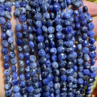 Gemstone Jewelry Beads, Natural Stone, Flat Round, DIY & faceted, more colors for choice, 4x6mm, Sold Per 14.96 Inch Strand