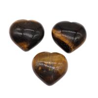 Gemstone Pendants Jewelry, Heart, no hole, more colors for choice, 29x30x13mm, Sold By PC