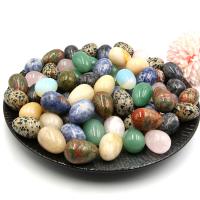 Природный камень Декоративные украшения, Овальная форма, полированный, различные материалы для выбора, Много цветов для выбора, 20x30mm, продается PC