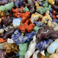 Piedras preciosas Decoración, Dinosaurio, Tallado, enviado al azar, color mixto, 25.40mm, Vendido por UD