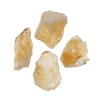 Citrine Decoration, yellow, 35x22x9mm, Sold By PC